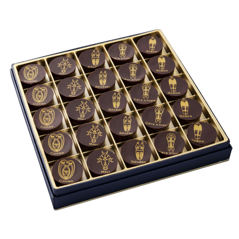 Coffret 25 chocolats Fruités et Épicés