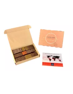 coffret dégustation  cru cacao 24 chocolats