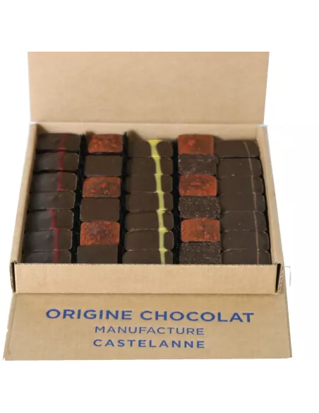 coffret dégustation  cru cacao 24 chocolats