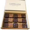 Coffret praliné chocolat noisette et amande | Castelanne