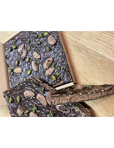 Tablette Chocolat au lait, fourée Caramel et Fleur de sel