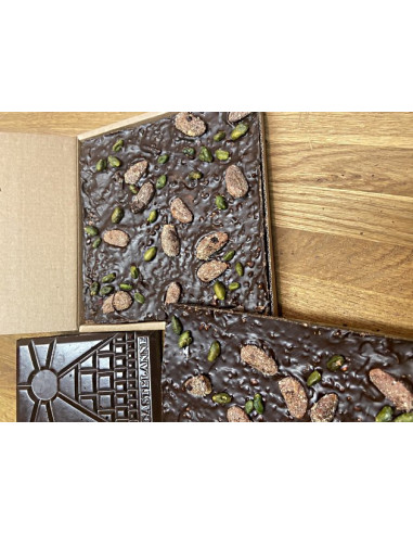 Tablette Chocolat au lait, fourée Caramel et Fleur de sel