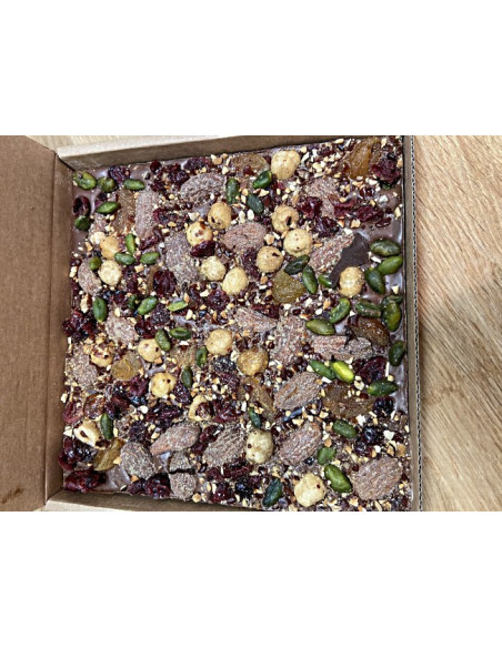 Tablette Chocolat au lait, fourée Caramel et Fleur de sel Tablette Chocolat au lait, fourée Caramel et Fleur de sel