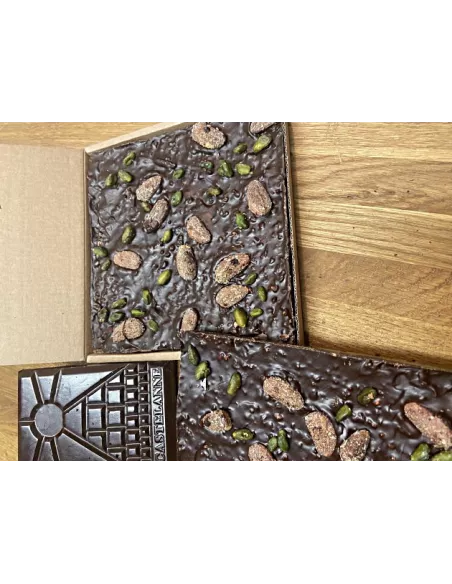 Tablette Chocolat au lait, fourée Caramel et Fleur de sel