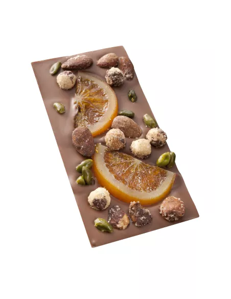 Achat Tablette de Chocolat au lait aux fruits secs | Chocolat en ligne