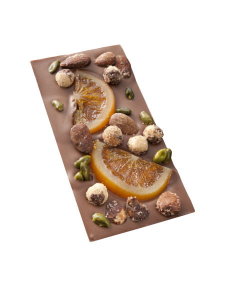 Achat Tablette de Chocolat au lait aux fruits secs | Chocolat en ligne