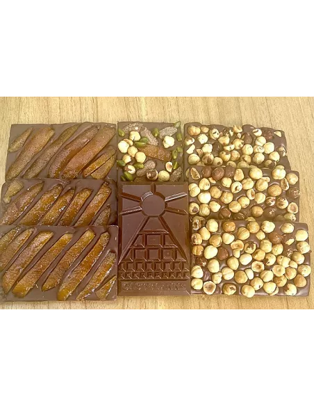 Achat Tablette de Chocolat au lait aux fruits secs | Chocolat en ligne