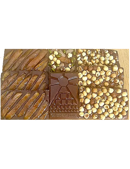 Achat Tablette de Chocolat au lait aux fruits secs | Chocolat en ligne