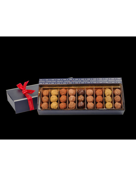 Coffret de truffes de noêl