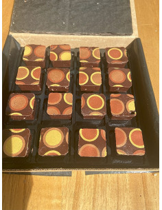 coffret dégustation  cru cacao 24 chocolats