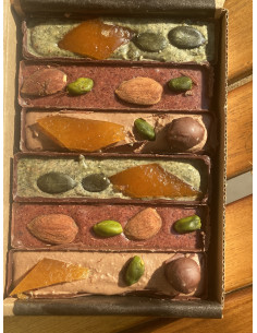 bouchées pralinés : Noisette, Framboise, Courge 2