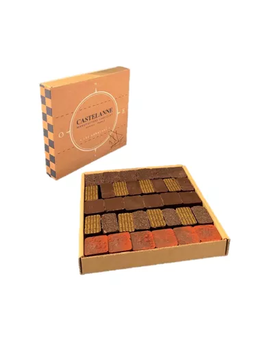 coffret dégustation  cru cacao 24 chocolats