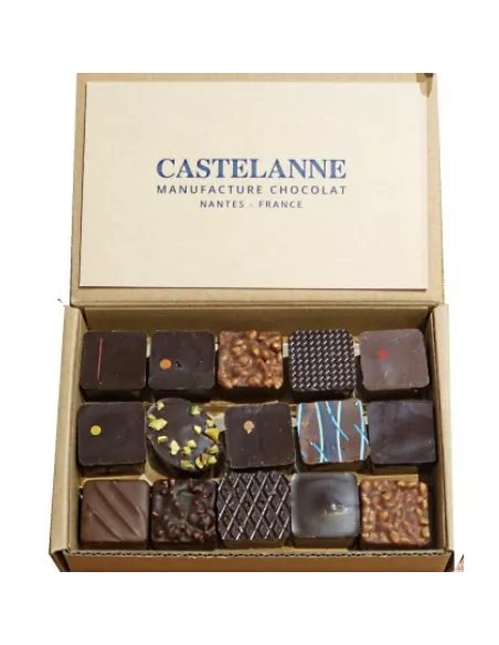 Coffret maison assorti 16 chocolats