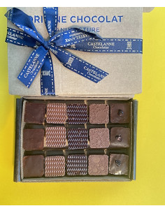 Coffret de chocolats au praliné