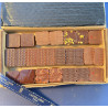 Coffret de chocolats au praliné