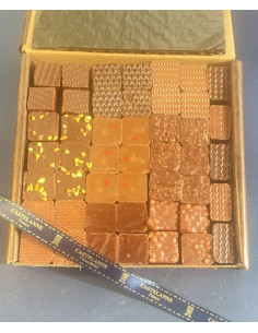 Coffret de chocolats au praliné