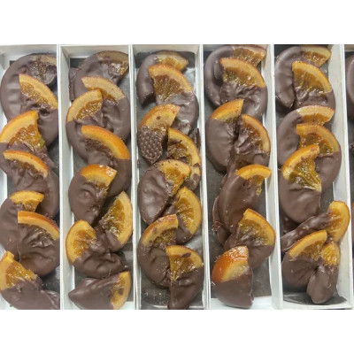 Orangettes Castelanne - Tranches confites au chocolat