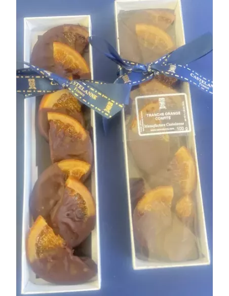 Orange  tranche chocolat