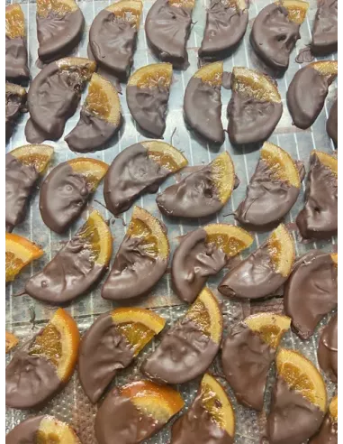 Orange  tranche chocolat