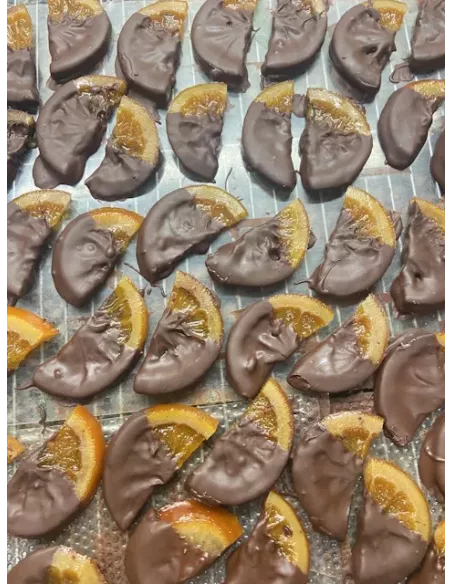 Orange  tranche chocolat