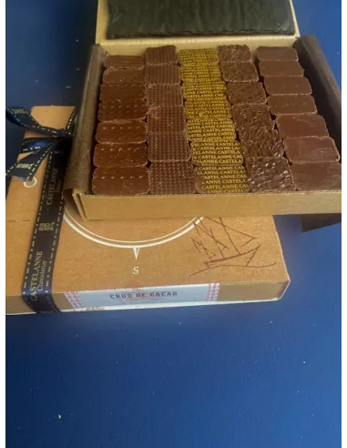 coffret dégustation  cru cacao 24 chocolats