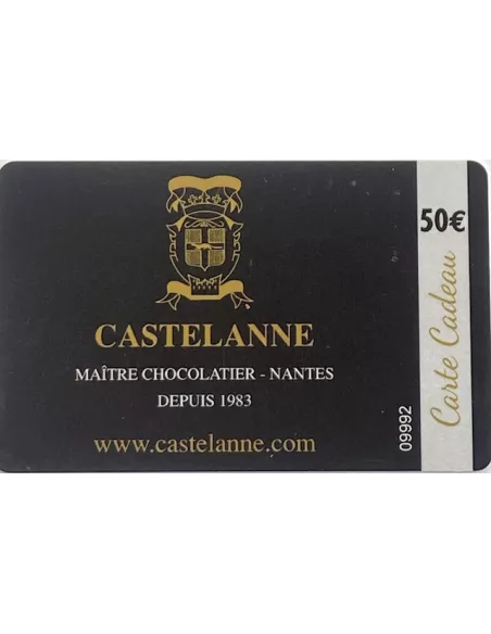 Carte cadeau 35€ Chocolat castelanne