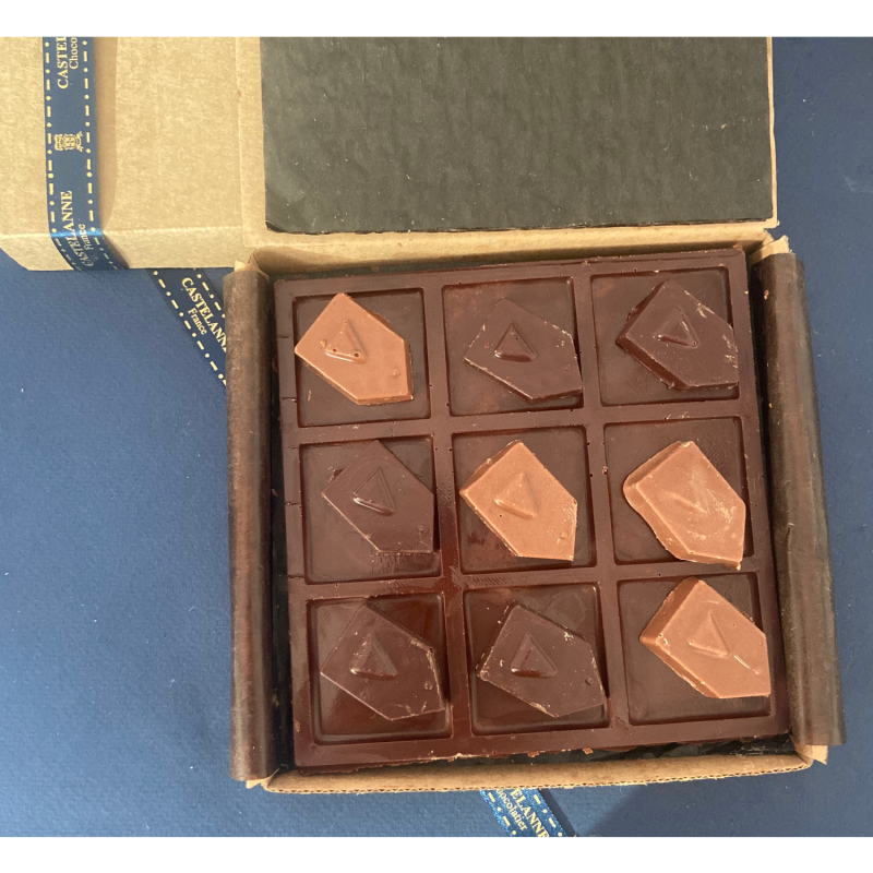 coffret dégustation  cru cacao 24 chocolats
