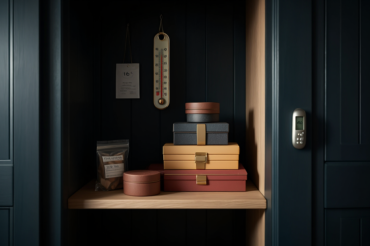 Rangement idéal du chocolat artisanal