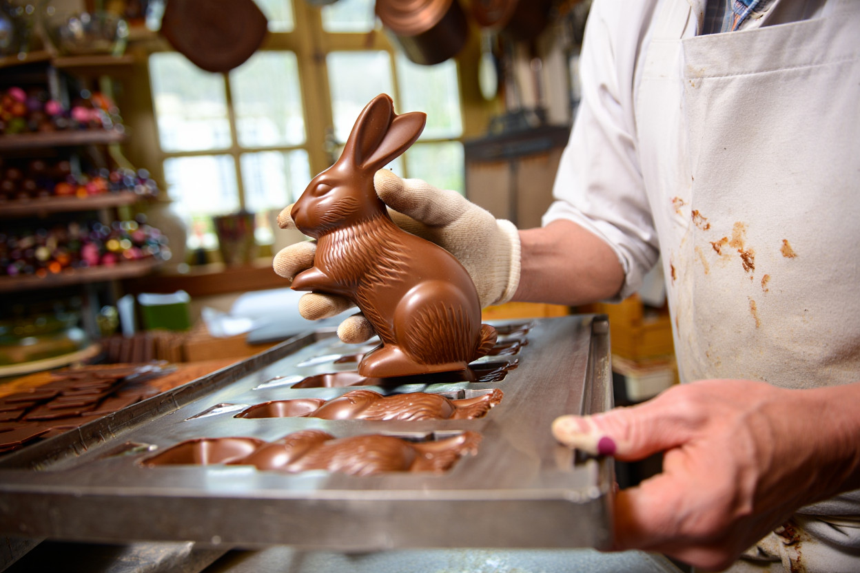 Chocolats de Pâques artisanaux : moulages, œufs et lapins en ligne