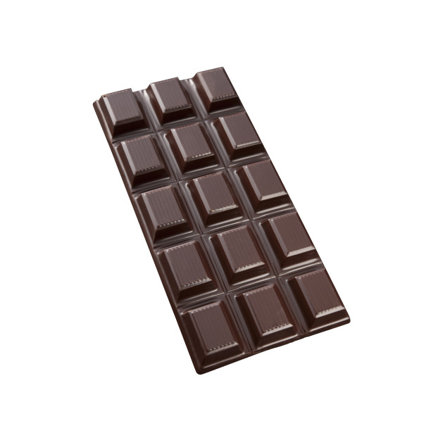 Tablette OR VERT chocolat noir, pâte d'amande pistache