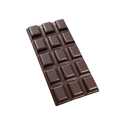 Tablette FOLIE chocolat noir, fourrée Caramel et Fleur de sel